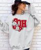 Ohio Floral Graphic Crewneck Sweatshirt by Ocean & 7th