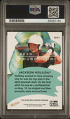 Graded 2022 Skybox Metal Universe Champ Jackson Holliday #FF47 Fresh Foundations Silver Dots Rookie RC Baseball Card PSA 10 Gem Mint