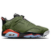 "Olive" Jordan Retro 6 G Golf Shoes by Stadium Custom Kicks
