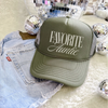Favorite Auntie Trucker Hat – Trendy Gift for Aunts by Hey Jude Graphic Tees