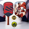 Selkirk OMNI 1776 Elongated 16mm Pickleball Paddle & Omni Man Cover by The Mad Pickler