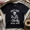 One More Row Skeleton T-shirt by YarnMerch
