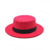 One Size Winter Autumn Cotton Women Men Fedoras Lady Retro Wide Brim Hat Belt Fedora Hat Top Lightweight Caps Everyday Wear Hats Summer Sun Hat by Stevvex