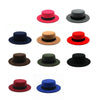 One Size Winter Autumn Cotton Women Men Fedoras Lady Retro Wide Brim Hat Belt Fedora Hat Top Lightweight Caps Everyday Wear Hats Summer Sun Hat by Stevvex