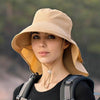 One Size Women Wide Large Sun Hat Bucket Hat Summer Outdoor Fishing Hiking UV Anti Neck Protection Shawl Wide Hat UV Sun Protection Safari Unisex Cap Ladies Hat Sport Summer Hat by Stevvex