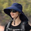 One Size Women Wide Large Sun Hat Bucket Hat Summer Outdoor Fishing Hiking UV Anti Neck Protection Shawl Wide Hat UV Sun Protection Safari Unisex Cap Ladies Hat Sport Summer Hat by Stevvex