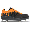 "Orange Drip" New Balance 3000v5 Cleats by Stadium Custom Kicks