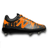 "Orange Drip" New Balance 4040v5 Cleats by Stadium Custom Kicks