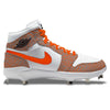 "Orange Elephant" Jordan 1 Retro Cleats by Stadium Custom Kicks