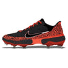 "Orange Elephant" Nike Alpha Huarache Elite 3 Low Cleats by Stadium Custom Kicks