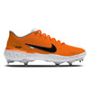 "Orange Force OW" Nike Alpha Huarache Elite 3 Low Cleats by Stadium Custom Kicks