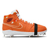 "Orange Lobster" Jordan 1 Retro Cleats by Stadium Custom Kicks