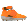 "Orange" New Balance Lindor 1 TPU Baseball Cleats by Stadium Custom Kicks