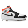 "Orange Tint" Jordan 1 Retro Cleats by Stadium Custom Kicks