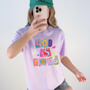 God Is Good Colorful Graphic Tee | Faith-Inspired Christian T-Shirt by Hey Jude Graphic Tees