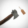 Handmade Damascus Camp Axe with Mosaic Pin and Rosewood Handle by JW SteelCrafts
