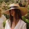 Oversized Big Modern Straw Hats For Women Summer Large Brim Sun Hat Luxury Beach Hat UV Protection Comfortable Hat For Party Summer Accessories by Stevvex