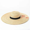 Oversized Big Modern Straw Hats For Women Summer Large Brim Sun Hat Luxury Beach Hat UV Protection Comfortable Hat For Party Summer Accessories by Stevvex