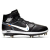 "OW Black" Jordan 1 Retro Cleats by Stadium Custom Kicks