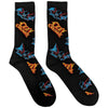Ozzy Osbourne Logos & Bats [Socks] by Rock Band Apparel