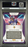 Graded 2020 Panini Rookies & Stars Justin Jefferson #RR17 Rookie Rush Rookie RC Football Card PSA 10 Gem Mint