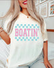 BOATIN Checker Tee by Everyday Customs Co.
