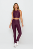 Luxe Edge Leather-Look Crossover  Crop Top