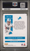 Graded 2021 Chronicles Amon-Ra St. Brown #33 Rookie RC Football Card PSA 9 Mint