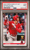 Graded 2019 Topps Complete Set Shohei Ohtani #250 All Star Game Rookie RC Baseball Card PSA 9 Mint
