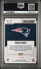Graded 2024 Panini Instant NFL Drake Maye #105 Rookie RC Football Card PSA 9 Mint