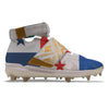 "Panama Flag" New Balance Lindor 1 TPU Baseball Cleats by Stadium Custom Kicks
