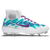 "Paper Cup" Nike Alpha Huarache Elite 3 Mid Cleats by Stadium Custom Kicks