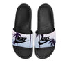 "Paradise" Nike Benassi JDI Men's Slides by Stadium Custom Kicks