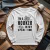 Part-time Hooker Long Sleeve T-shirt by YarnMerch