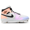 "Pastel" Jordan 1 Retro Cleats by Stadium Custom Kicks