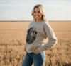 Pasture Sunset Graphic Sweatshirt by Wild Junkie