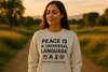 Peace is a Universal Language – Long Sleeve by Tristan’s Treehouse