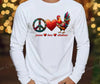 Peace Love Chickens – Multi by Carolina Country Bling