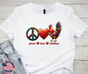 Peace Love Chickens – Multi by Carolina Country Bling