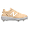 "Peach Pastel" New Balance 4040v5 Cleats by Stadium Custom Kicks
