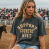 Support Country Music Graphic Tee | Western Concert Shirt by Hey Jude Graphic Tees