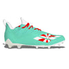 "Peppermint" Adidas Adizero 11.0 Football Cleats by Stadium Custom Kicks