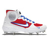 "Philadelphia" Nike Alpha Huarache Elite 3 Mid Cleats by Stadium Custom Kicks