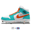 "Phins" Jordan 1 Retro Cleats