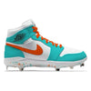 "Phins" Jordan 1 Retro Cleats by Stadium Custom Kicks