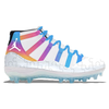 "Piece By Piece" Jordan 11 Retro TD Football Cleats by Stadium Custom Kicks