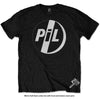 PIL (Public Image Ltd) White Logo [T-Shirt] by Rock Band Apparel