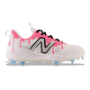 "Pink Drip" New Balance FuelCell COMPv3 TPU Baseball Cleats by Stadium Custom Kicks