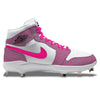 "Pink Elephant" Jordan 1 Retro Cleats by Stadium Custom Kicks