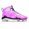"Pink Elephant" Jordan 7 Retro Cleats by Stadium Custom Kicks
